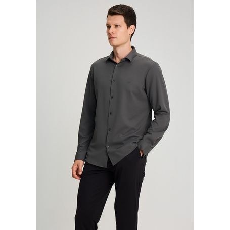 CAMISA DOCTHOS SLIM MANGA LONGA MALHA TEXTURA TECH