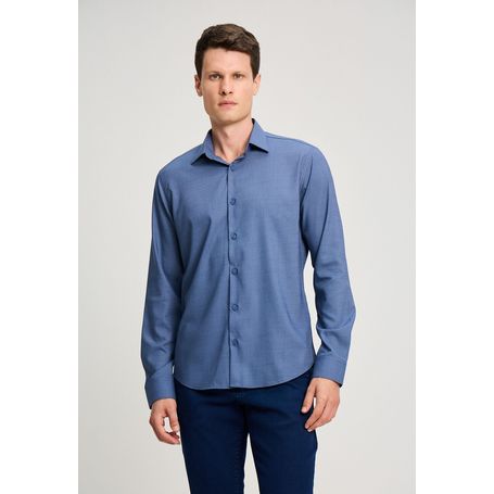 CAMISA DOCTHOS TAILOR FIT MANGA LONGA EM BAMBU MAQUINETA